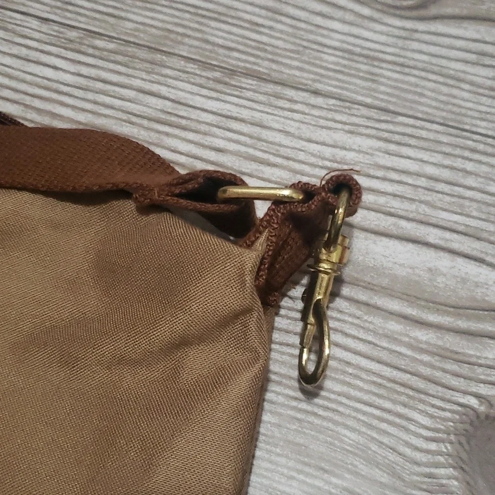 Ralph Lauren tan canvas new travel unisex big bag